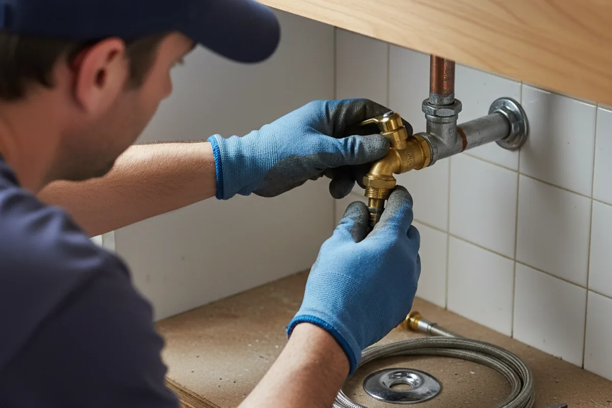 Shutoff valve and fitting work during Emergency Plumbing in Jensen Beach